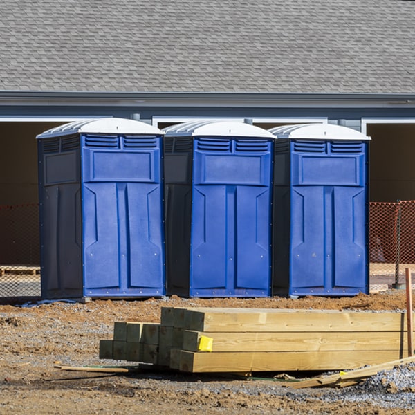 how often are the portable toilets cleaned and serviced during a rental period in Sabattus